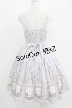 画像3: Innocent World / Antique Violetフリルジャンパースカート M サックス H-25-07-14-016-IW-OP-NS-ZH