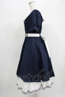 画像2: metamorphose / ペチコート付きセーラーワンピース サイズ1 ネイビー H-25-07-14-019-ME-OP-NS-ZH