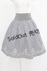 axes femme / Disneyダークオーナメント柄スカート M パープル H-25-07-14-020-AX-SK-NS-ZH