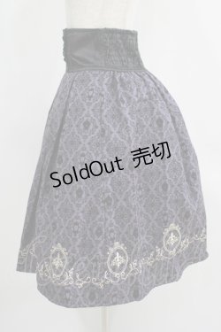 画像2: axes femme / Disneyダークオーナメント柄スカート M パープル H-25-07-14-020-AX-SK-NS-ZH