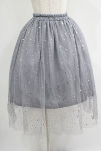 evelyn / スターチュールスカート Free グレー H-25-07-14-021-LO-SK-NS-ZH