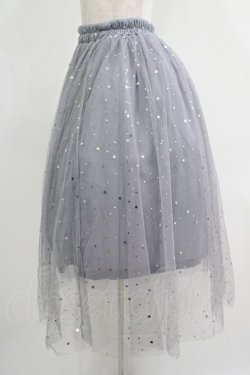 画像2: evelyn / スターチュールスカート Free グレー H-25-07-14-021-LO-SK-NS-ZH
