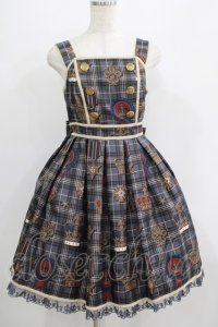 Angelic Pretty / Antique Crownジャンパースカート Free グレー H-25-07-14-003-AP-OP-NS-ZH