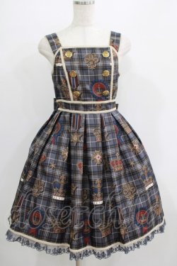 画像1: Angelic Pretty / Antique Crownジャンパースカート Free グレー H-25-07-14-003-AP-OP-NS-ZH