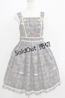画像1: Angelic Pretty / Antique Crownジャンパースカート Free グレー H-25-07-14-003-AP-OP-NS-ZH