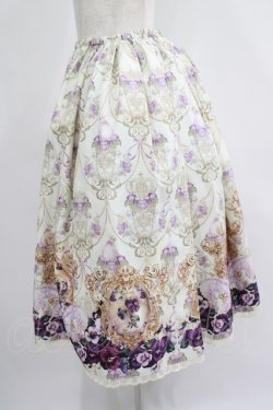 画像2: Enchantlic Enchantilly / すみれ姫の王冠スカート Free アイボリー H-25-07-14-022-LO-SK-NS-ZH