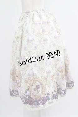 画像2: Enchantlic Enchantilly / すみれ姫の王冠スカート Free アイボリー H-25-07-14-022-LO-SK-NS-ZH