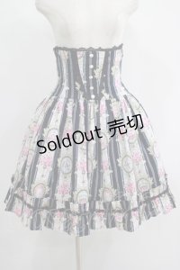 ALICE and the PIRATES / Queen’s Coach柄コルセットスカート Free ネイビー H-25-07-14-024-PA-SK-NS-ZH