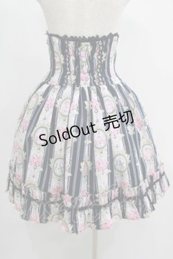 画像3: ALICE and the PIRATES / Queen’s Coach柄コルセットスカート Free ネイビー H-25-07-14-024-PA-SK-NS-ZH