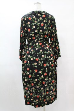 画像2: Jane Marple / Fortune gardeｎ side ribbon dress M ブラック H-25-07-15-1004-JM-OP-ET-ZH