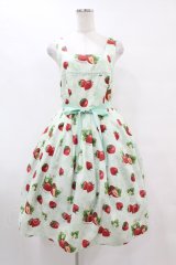 Emily Temple cute / Dear Strawberryノースリーブワンピース  ミント H-25-07-15-1031-ET-OP-KB-ZH