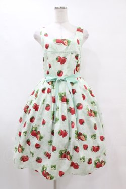 画像1: Emily Temple cute / Dear Strawberryノースリーブワンピース  ミント H-25-07-15-1031-ET-OP-KB-ZH