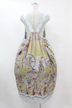 画像2: Jane Marple Dans Le Salon / La fete foraine apron dress  サックス H-25-07-15-1033-JM-OP-KB-ZH