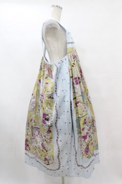 画像3: Jane Marple Dans Le Salon / La fete foraine apron dress  サックス H-25-07-15-1033-JM-OP-KB-ZH