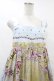 画像4: Jane Marple Dans Le Salon / La fete foraine apron dress  サックス H-25-07-15-1033-JM-OP-KB-ZH (4)