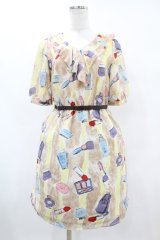 MILK / ヌーボーgirlワンピース  カフェモカ H-25-07-15-1039-ML-OP-KB-ZH