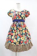 Shirley Temple / LIBERTY FABRICワンピース 160 ブラック H-25-07-15-1040-ET-OP-KB-ZH