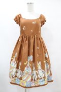 Emily Temple cute / BUNNY BOXワンピース  ブラウン H-25-07-15-1043-ET-OP-KB-ZH