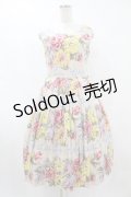 Jane Marple / Beautiful Bouquetアフタヌーンドレス  シャンパンゴールド H-25-07-15-1046-JM-OP-KB-ZH