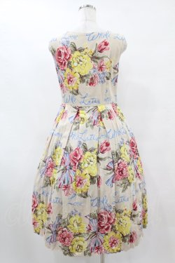 画像2: Jane Marple / Beautiful Bouquetアフタヌーンドレス  シャンパンゴールド H-25-07-15-1046-JM-OP-KB-ZH