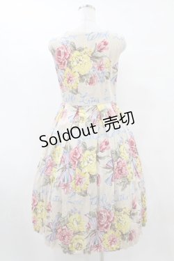 画像2: Jane Marple / Beautiful Bouquetアフタヌーンドレス  シャンパンゴールド H-25-07-15-1046-JM-OP-KB-ZH