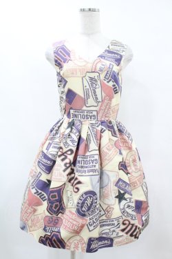画像1: MILK / Patch girl dress - アイボリー H-25-07-15-1047-ML-OP-ET-ZH