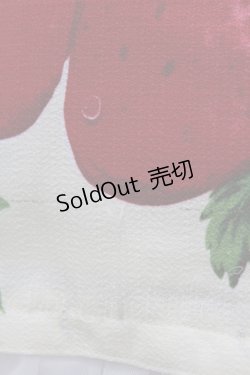 画像3: Emily Temple cute / フレッシュストロベリーノースリーブワンピース  アイボリー H-25-07-15-1048-ET-OP-KB-ZH