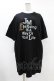 画像1: Jane Marple Dans Le Salon / Message logo jersey dress  ブラック H-25-07-15-1060-JM-OP-KB-ZH (1)