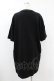 画像2: Jane Marple Dans Le Salon / Message logo jersey dress  ブラック H-25-07-15-1060-JM-OP-KB-ZH (2)