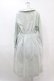 画像2: Jane Marple Dans Le Salon / Jardin Des Fleurs Embroideryドレス  ミント H-25-07-15-1007-JM-OP-KB-ZH (2)