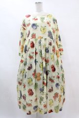 Jane Marple / Fruits dictionaryのドレス  アイボリー H-25-07-15-1016-JM-OP-KB-ZH