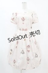 Emily Temple cute / Parfait de'cuteパフワンピース  ピンク H-25-07-15-1019-ET-OP-KB-ZH
