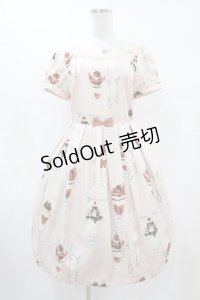 Emily Temple cute / Parfait de'cuteパフワンピース  ピンク H-25-07-15-1019-ET-OP-KB-ZH