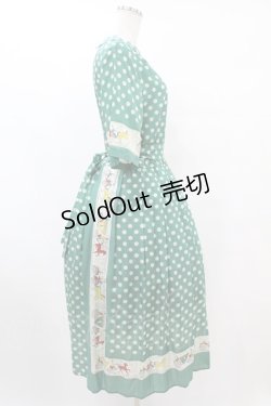 画像3: Jane Marple / Polka dots parade Colette dress M グリーン H-25-07-15-1022-JM-OP-ET-ZH