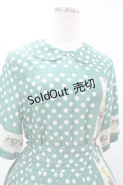 画像4: Jane Marple / Polka dots parade Colette dress M グリーン H-25-07-15-1022-JM-OP-ET-ZH