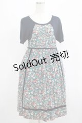 Jane Marple / メルヘンプリントのワンピース  ネイビー H-25-07-16-025-JM-OP-KB-ZH
