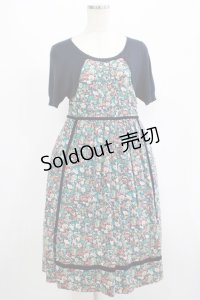 Jane Marple / メルヘンプリントのワンピース  ネイビー H-25-07-16-025-JM-OP-KB-ZH