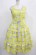 Emily Temple cute / Lemonノースリーブワンピース  サックス H-25-07-16-004-ET-OP-KB-ZH