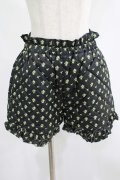Candy Stripper / TINY ROSE QUILTING SHORTS 2 ブラック H-25-07-16-043-PU-PA-KB-ZH