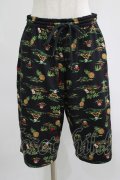 Candy Stripper / CANDY ISLAND HALF PANTS  ブラック H-25-07-16-045-PU-PA-KB-ZH