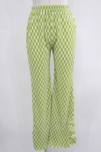 Candy Stripper / EASY FLARE CHINA PANTS  ライトグリーン H-25-07-16-046-PU-PA-KB-ZH