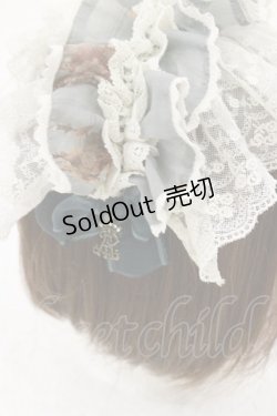 画像2: ALICE and the PIRATES / Le petit fleuriste〜永遠の花束とあなたを待つ時間〜柄ヘッドドレスカチューシャ Free グレイッシュグリーン H-25-07-16-1036-PA-AC-NS-ZH