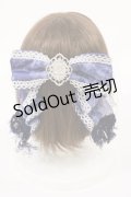 ALICE and the PIRATES / 不思議な奇術師と魔法の夜柄バレッタ  ブルー H-25-07-16-1041-PA-AC-NS-ZH