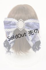 ALICE and the PIRATES / 不思議な奇術師と魔法の夜柄バレッタ  ブルー H-25-07-16-1041-PA-AC-NS-ZH