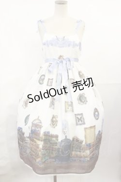 画像1: ALICE and the PIRATES / プシュケー〜博士と永遠の陽だまり〜柄ジャンパースカートII Free オフ H-25-07-16-1003-PA-OP-NS-ZH