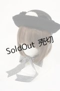 ALICE and the PIRATES / マリオネットミニボーラーHat  ブラック H-25-07-16-1044-PA-AC-NS-ZH