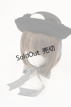 画像1: ALICE and the PIRATES / マリオネットミニボーラーHat  ブラック H-25-07-16-1044-PA-AC-NS-ZH