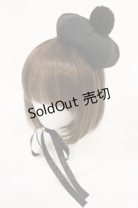 ALICE and the PIRATES / JOKERポンポンミニベレー  ブラック H-25-07-16-1046-PA-AC-NS-ZH