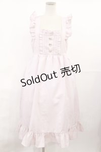 DearMyLove / 3連ビジューハートエプロンジャンスカ M ピンク H-25-07-16-1011-EL-OP-NS-ZH