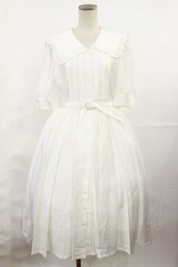 画像1: 31 Sons de mode / ビッグフリルカラーシャツワンピース 36 オフ H-25-07-16-1012-LO-OP-NS-ZH